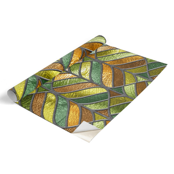 Nalepka na meble Witraż liście