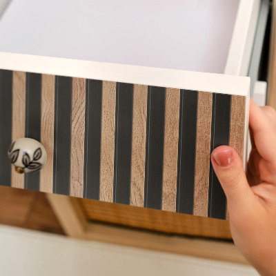 Folia do oklejania mebli Lamele pionowe