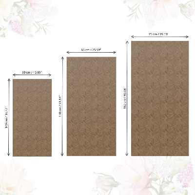 Nalepka na meble Drewniana symetria