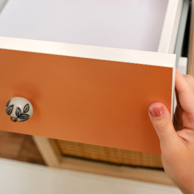 Folia samoprzylepna na meble Mocny pomarańczowy