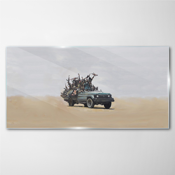 Obraz na Szkle Wojna Banksy