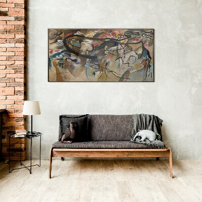 Obraz Szklany Kompozycję V Kandinsky