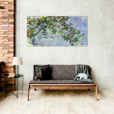 Obraz na Szkle Les Roses Claude Monet