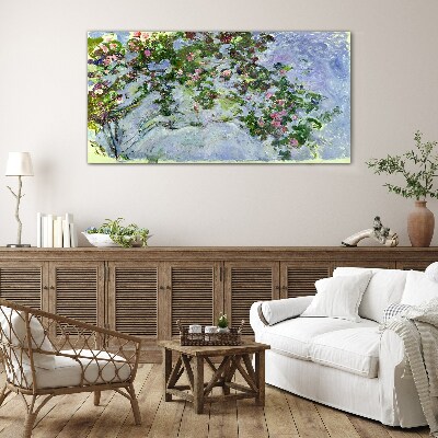 Obraz na Szkle Les Roses Claude Monet