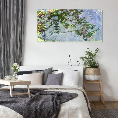 Obraz na Szkle Les Roses Claude Monet