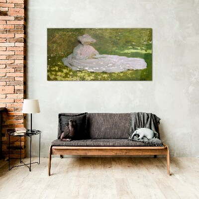 Obraz Szklany Wiosna Monet