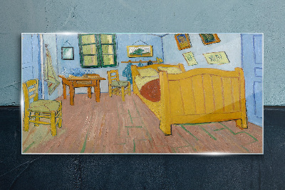 Obraz Szklany Sypialnia w Arles Van Gogh