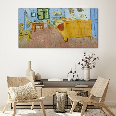 Obraz Szklany Sypialnia w Arles Van Gogh