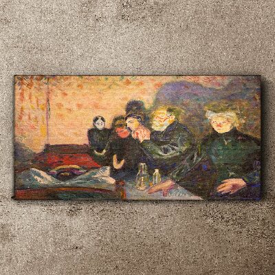 Obraz Szklany Śmierć walka Edvard Munch