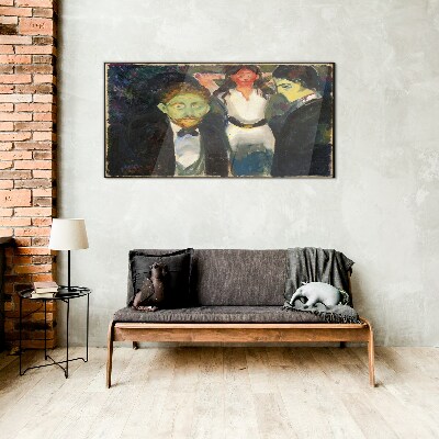 Obraz Szklany Zazdrość Edvard Munch
