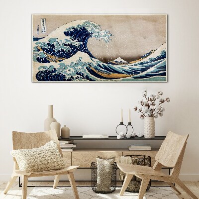 Obraz na Szkle Świetna fala Kanagawa