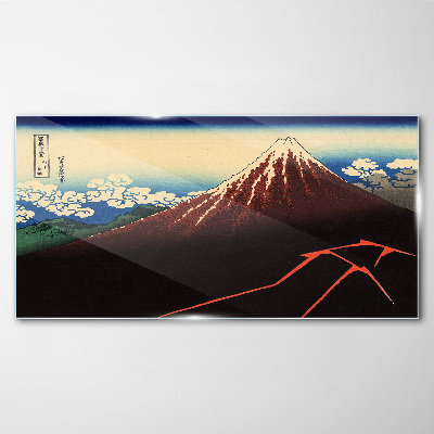 Obraz na Szkle Góra Fuji w wiosennej aurze