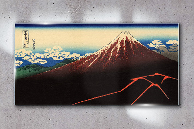 Obraz na Szkle Góra Fuji w wiosennej aurze