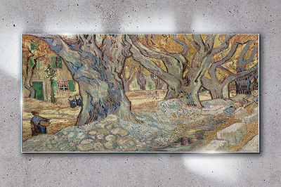 Obraz Szklany road menders Van Gogh