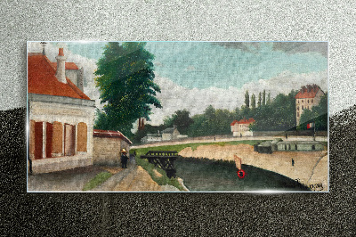 Obraz na Szkle Spokojny brzeg rzeki