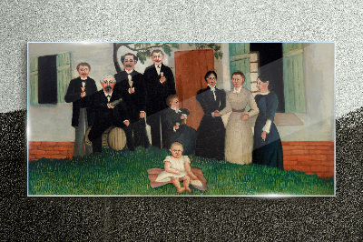 Obraz Szklany rodzina ludzie