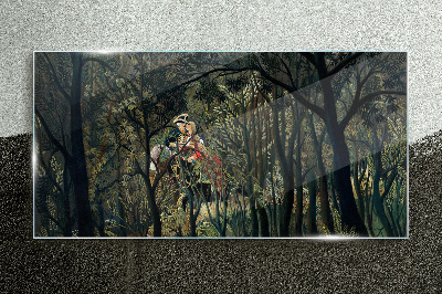 Obraz Szklany Hartowane las para