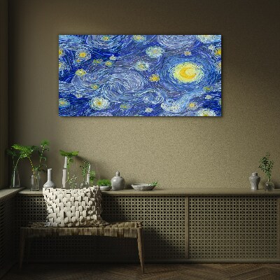 Obraz Szklany Abstrakcja Noc Gwiazdy Niebo