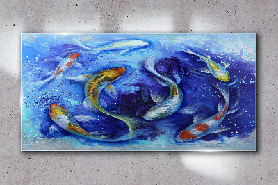Obraz na Szkle Zwierzę Ryby Koi Woda