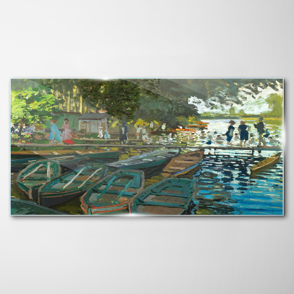 Obraz na Szkle La Grenouillère Monet
