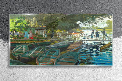 Obraz na Szkle La Grenouillère Monet