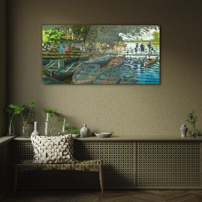 Obraz na Szkle La Grenouillère Monet
