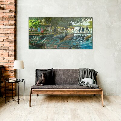 Obraz na Szkle La Grenouillère Monet