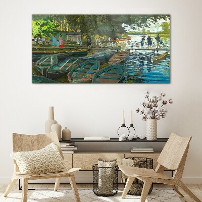 Obraz na Szkle La Grenouillère Monet