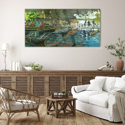Obraz na Szkle La Grenouillère Monet