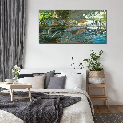 Obraz na Szkle La Grenouillère Monet