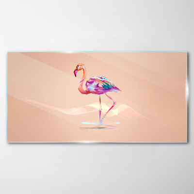 Obraz Szklany Flaming Zwierzę
