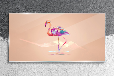 Obraz Szklany Flaming Zwierzę
