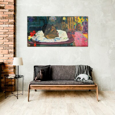 Obraz na Szkle Portret w pastelowych kolorach