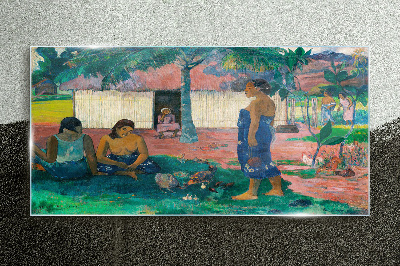 Obraz na Szkle Dlaczego jesteś zły Gauguin