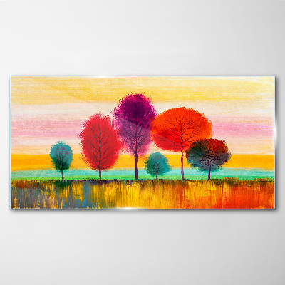Obraz na Szkle Abstrakcja Drzewa