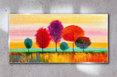 Obraz na Szkle Abstrakcja Drzewa