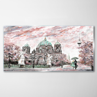 Obraz na Szkle Nowoczesny Berlin katedra