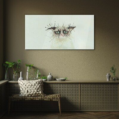 Obraz Szklany Akwarela Kot Zwierzę