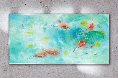 Obraz na Szkle jezioro woda zwierzęta ryby