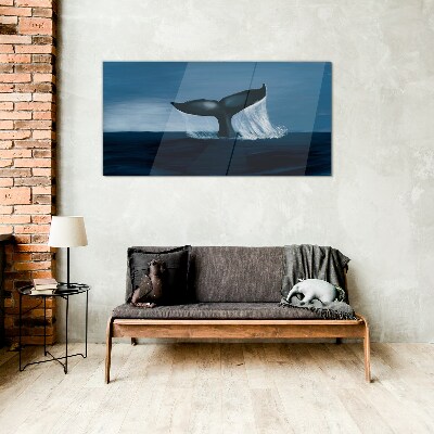 Obraz Szklany Zwierzę morze wieloryb
