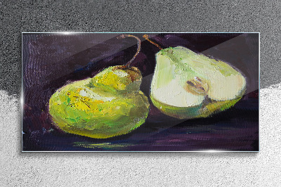 Obraz na Szkle Malarstwo owoce gruszka