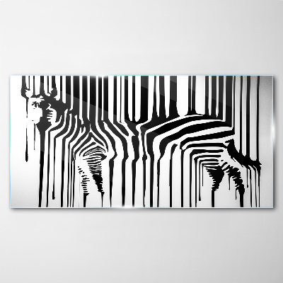 Obraz Szklany zwierzę zebra