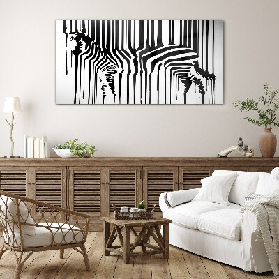 Obraz Szklany zwierzę zebra