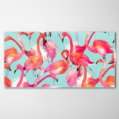 Obraz na Szkle flamingi