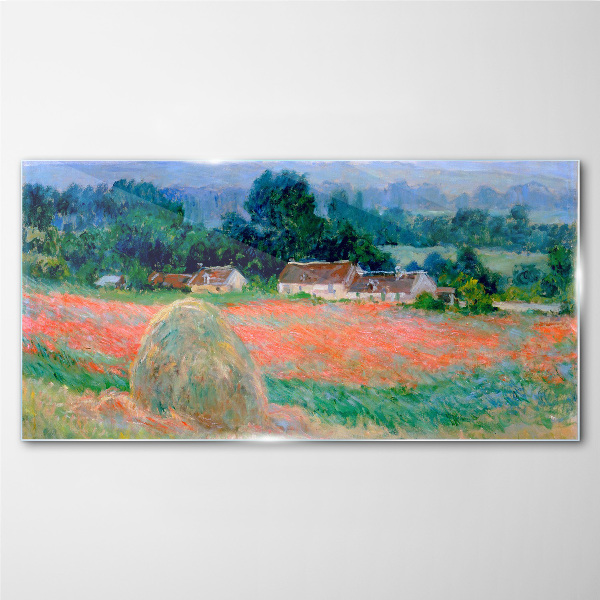 Obraz Szklany Stóg siana w Giverny Claude Monet