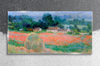 Obraz Szklany Stóg siana w Giverny Claude Monet