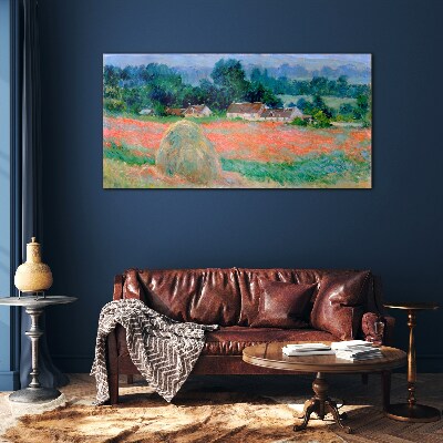 Obraz Szklany Stóg siana w Giverny Claude Monet