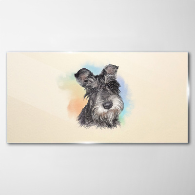 Obraz na Szkle Malarstwo zwierzę pies