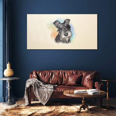 Obraz na Szkle Malarstwo zwierzę pies