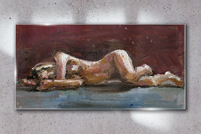 Obraz Szklany Abstrakcja Kobiety Anatomia